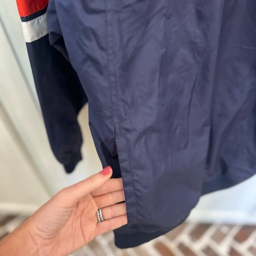 Red Oak navy windbreaker